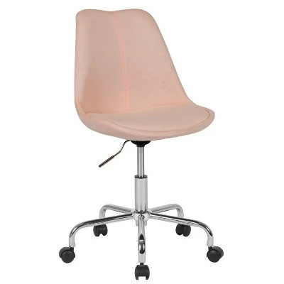 Merrick Lane Swivel Office Chair with Height Adjustable Swivel Seat in Stylish Upholstery 7 Merrick Lane Swivel Office Chair with Height Adjustable Swivel Seat in Stylish Upholstery - Image 5