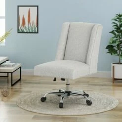 Hatherly Traditional Home Office Chair - Christopher Knight Home Beige
