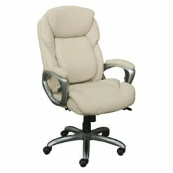Works My Fit Executive Office Chair with Active Lumbar Support - Serta Ivory -Office Chairs Sales Shop unnamed file 9556