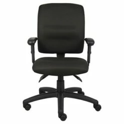 Multi-Function Fabric Task Chair with Adjustable Arms Black - Boss Office Products -Office Chairs Sales Shop unnamed file 956