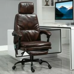 Vinsetto 6Point Vibration Massaging Office Chair with High Back Height Adjustable Padded Seat and Wheels -Office Chairs Sales Shop unnamed file 9611