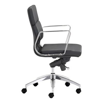ZM Home ZUO Engineer Low-Back Office Chair Black 5 ZM Home ZUO Engineer Low-Back Office Chair Black - Image 3