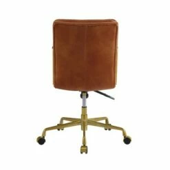 Dudley Executive Office Chair Rust Top Grain Leather - Acme Furniture -Office Chairs Sales Shop unnamed file 9692