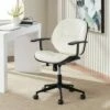 55 Downing Street Julian White Fabric and Steel Adjustable Swivel Office Chair 2 55 Downing Street Julian White Fabric and Steel Adjustable Swivel Office Chair -Office Chairs Sales Shop unnamed file 9698