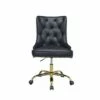 Purlie Office Chair Black PU/Gold - Acme Furniture -Office Chairs Sales Shop unnamed file 9705