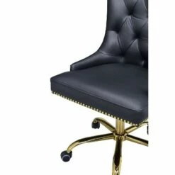 Purlie Office Chair Black PU/Gold - Acme Furniture 10 Purlie Office Chair Black PU/Gold - Acme Furniture -Office Chairs Sales Shop unnamed file 9708