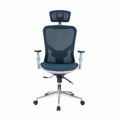 High Back Executive Mesh Office Chair Blue - Techni Mobili